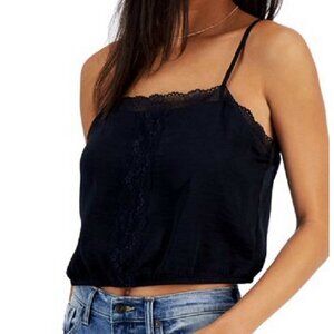Hippie Rose Juniors' Lace-Trim Tank Top SMALL (22-AL)